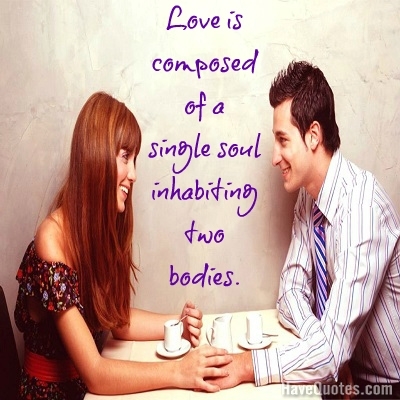 Love is composed of a single Quote